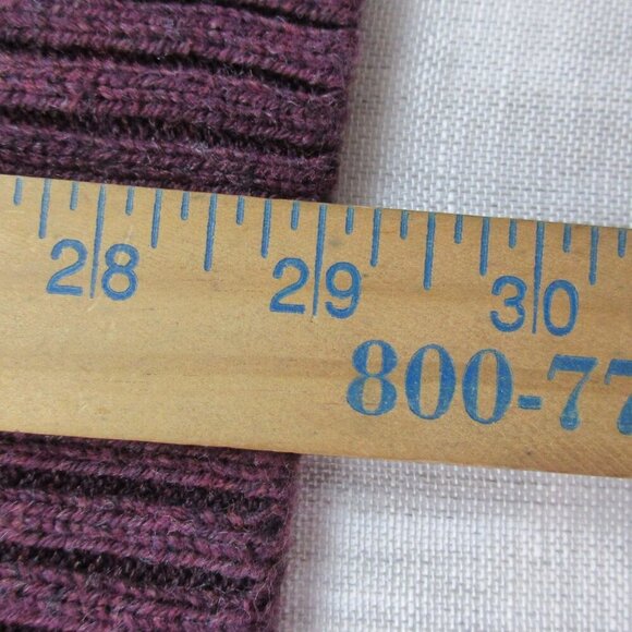 Sonoma Goods for Life Supersoft‎ Sweater Mens 2XL Maroon Ribbed Hem Quarter Zip - Picture 9 of 11